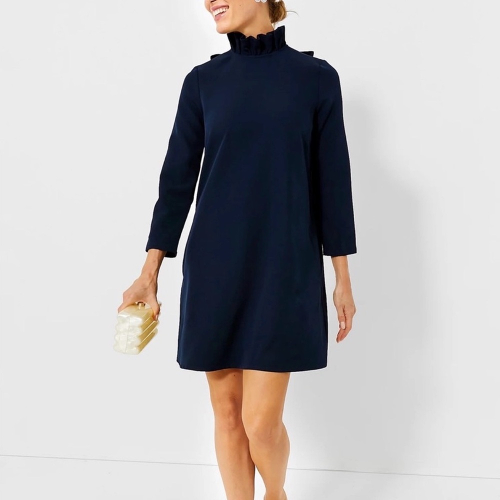 Tuckernuck Navy Daphne Dress